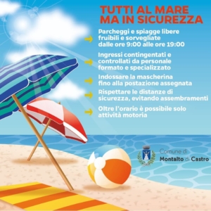 b&b Mare spiagge libere accessi covid 19