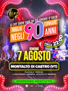 PORTRAIT 0708-MONTALTODIC spettacolo anni 90 montalto di castro